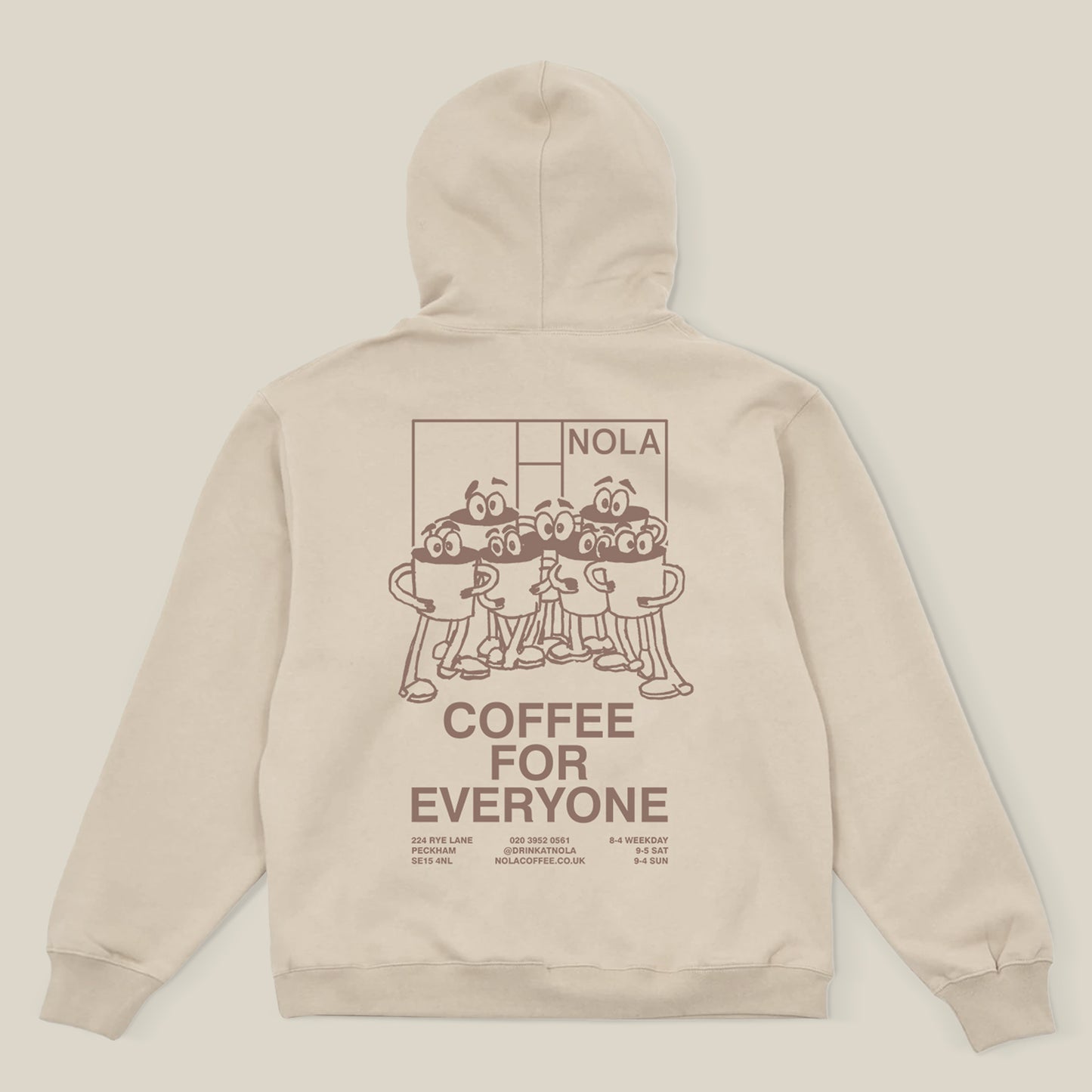 "Coffee For Everyone" Sand Hoody